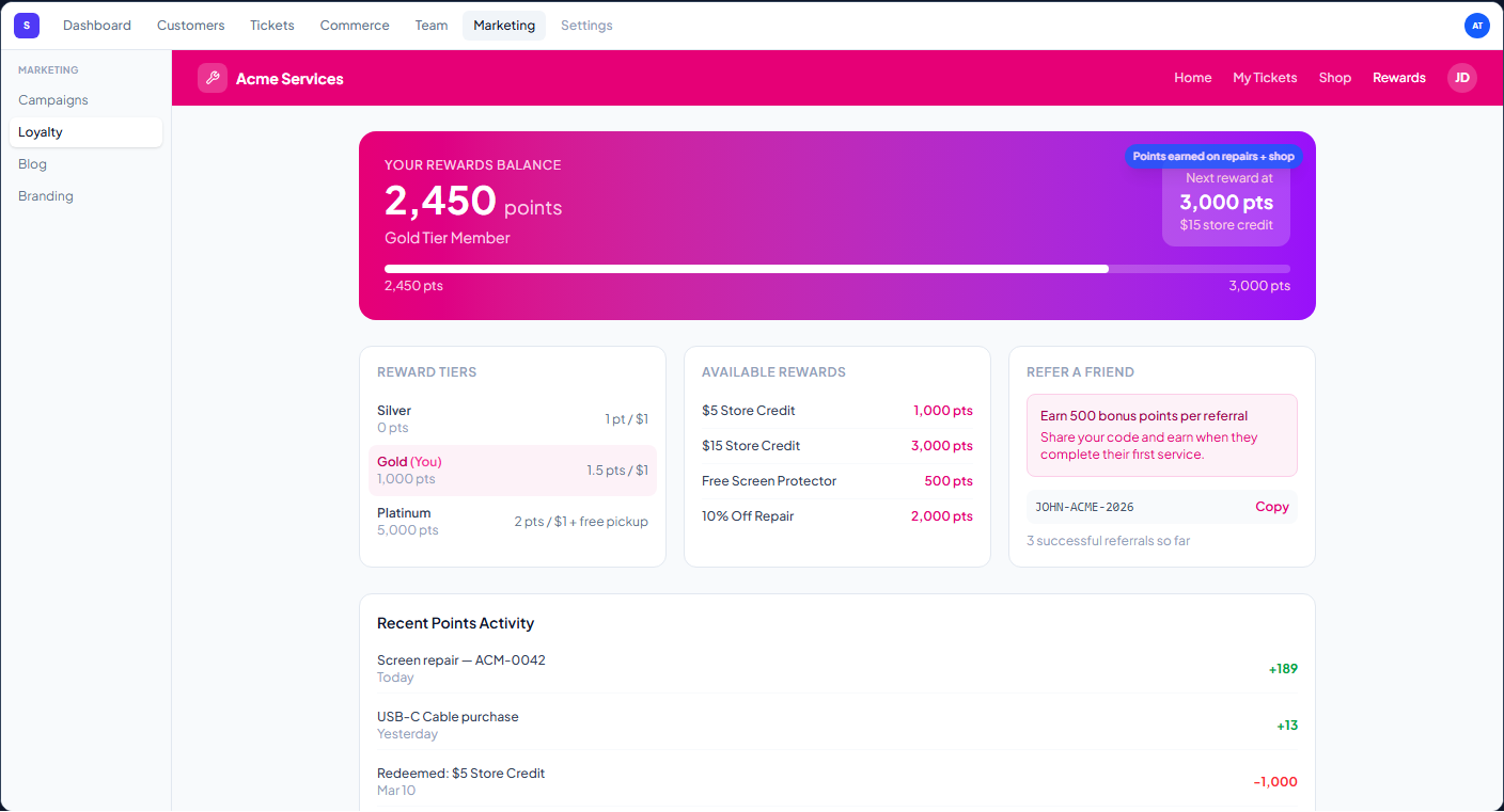 Loyalty & Rewards — screenshot 1