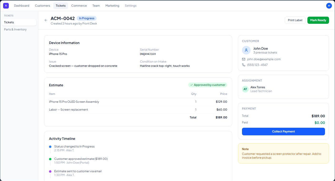 Customer CRM — screenshot 4